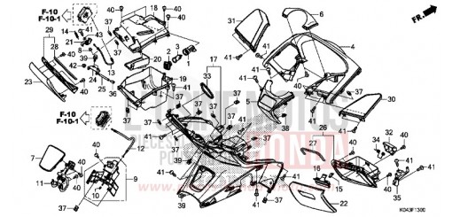 COUVERCLE INTERNE NSS300AD de 2013